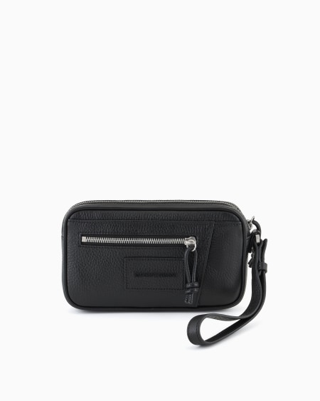 Armani Neceser De Piel Abatanada