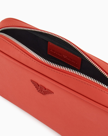 Armani Neceser De Piel Saffiano Regenerada ASV