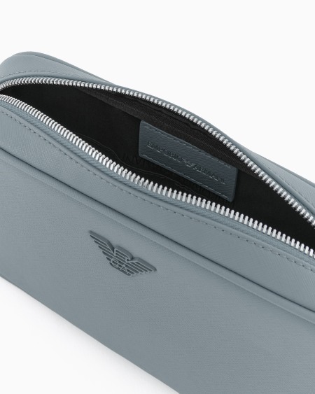 Armani Neceser De Piel Saffiano Regenerada ASV