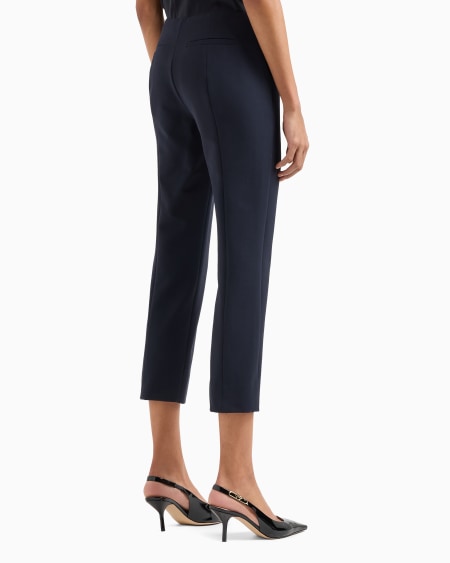 Armani Pantalones 7/8 De Gabardina Elástica