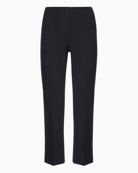 Armani Pantalones 7/8 de gabardina elástica