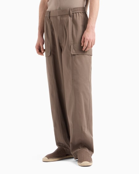 Armani Pantalones Cargo De Algodón