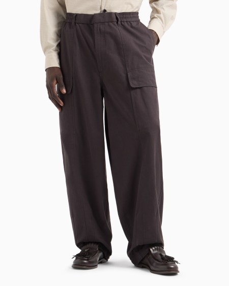 Armani Pantalones Cargo De Algodón