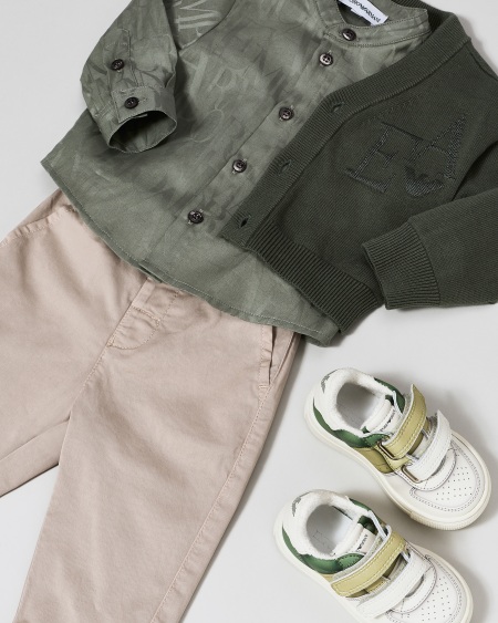 Armani Pantalones Chinos De Algodón