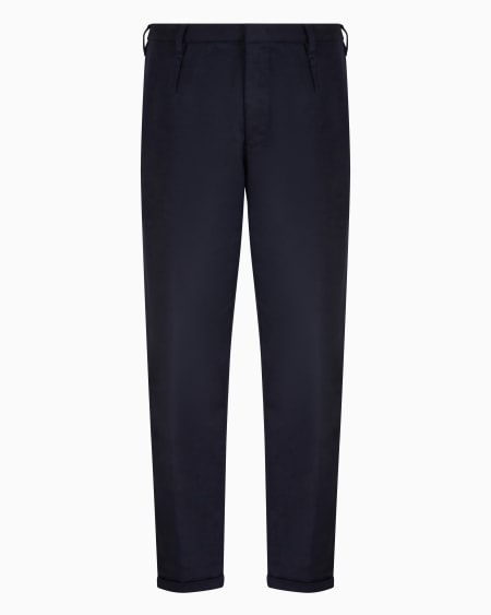 Armani Pantalones Chinos De Algodón Compacto