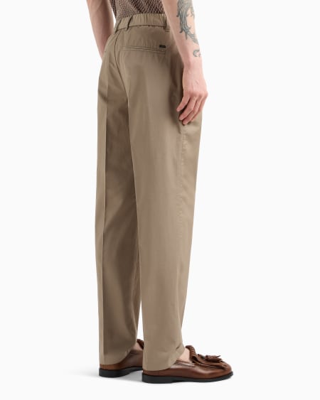 Armani Pantalones Chinos De Algodón Pima