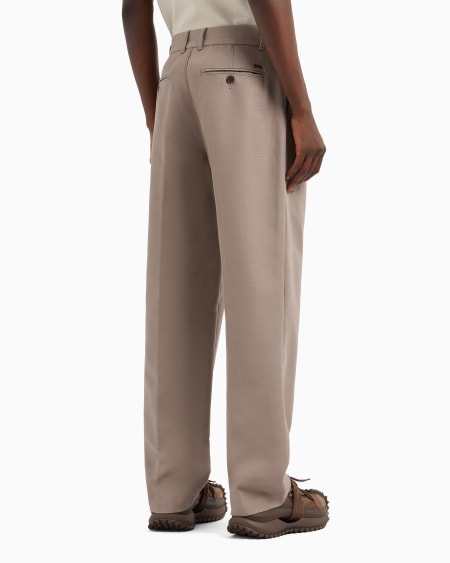 Armani Pantalones Chinos De Lona