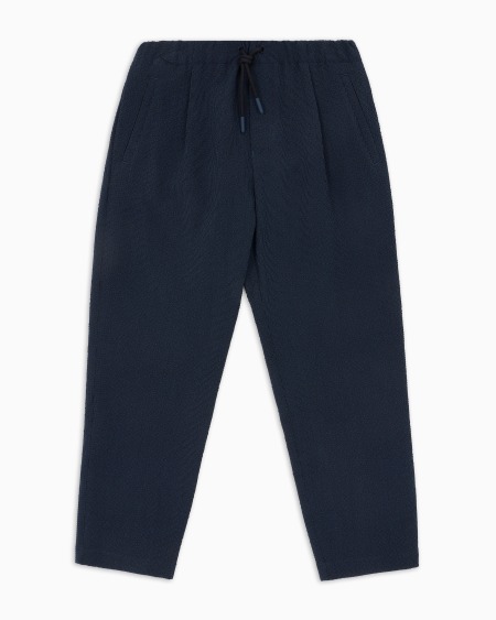 Armani Pantalones con motivo a rayas finas