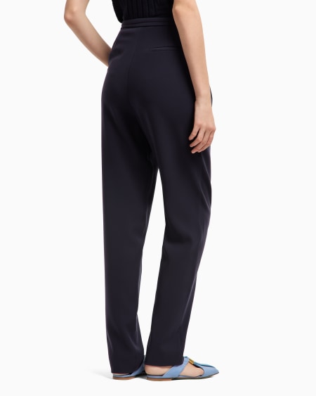 Armani Pantalones Con Pinzas De Cady Técnico