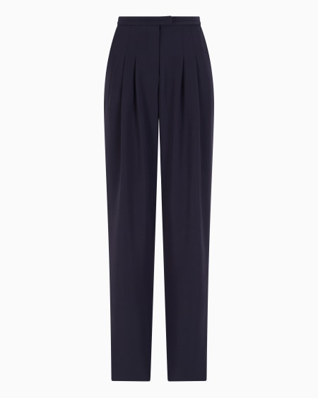 Armani Pantalones con pinzas de cady técnico