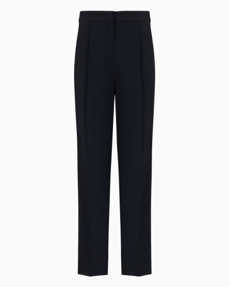 Armani Pantalones con pinzas de envers satén