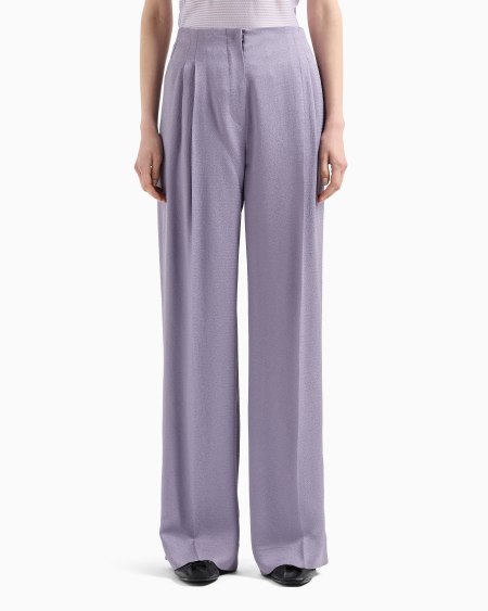 Armani Pantalones Con Pinzas De Sablé Icon