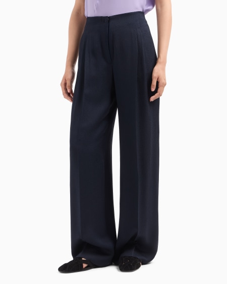 Armani Pantalones Con Pinzas De Sablé Icon