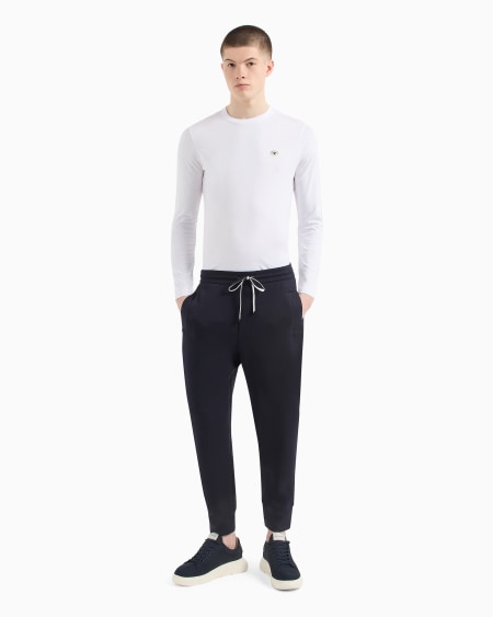 Armani Pantalones De Chándal De Punto Double