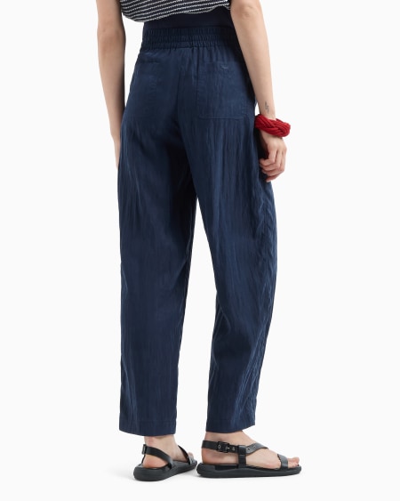 Armani Pantalones De Cupro Técnico