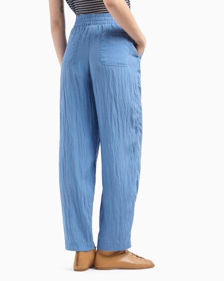 Armani Pantalones De Cupro Técnico