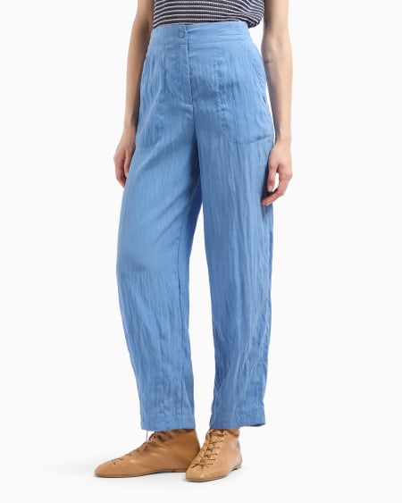 Armani Pantalones De Cupro Técnico