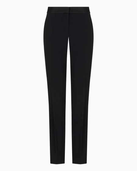 Armani Pantalones de envers satén