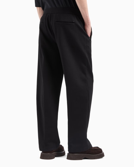Armani Pantalones De Punto Con Pliegues Delanteros