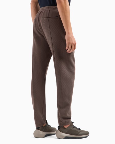 Armani Pantalones De Punto Gofre Travel Essential