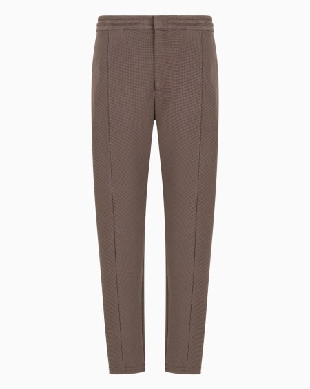 Armani Pantalones de punto gofre Travel Essential