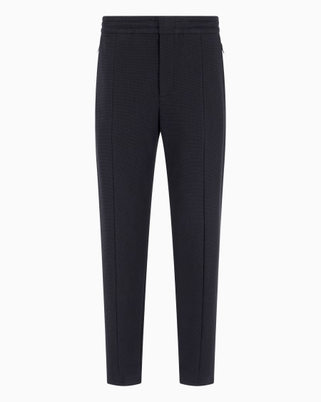 Armani Pantalones de punto gofre Travel Essential