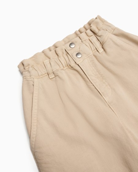 Armani Pantalones De Sarga Con Cintura Elástica