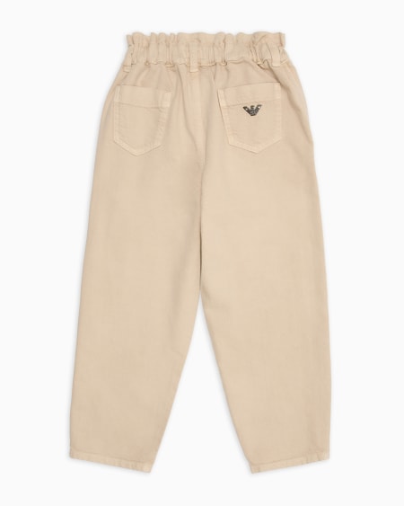 Armani Pantalones De Sarga Con Cintura Elástica
