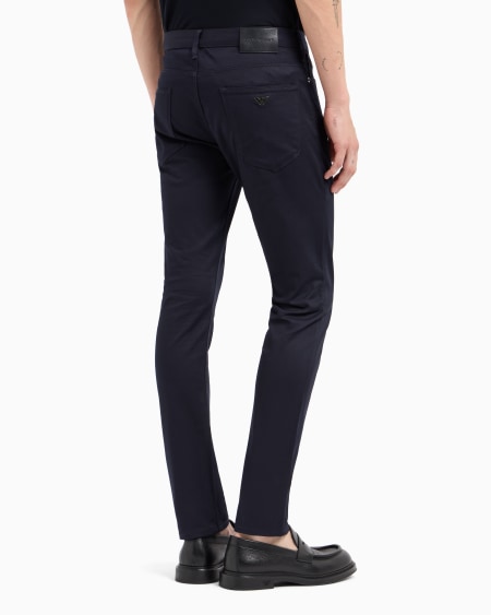Armani Pantalones J06 Slim Fit De Sarga Elástica
