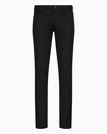 Armani Pantalones J06 slim fit de sarga elástica