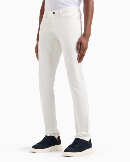 Armani Pantalones J06 Slim Fit De Sarga Elástica