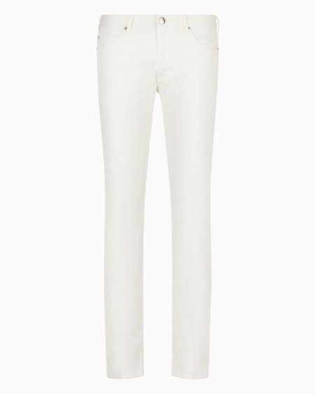 Armani Pantalones J06 slim fit de sarga elástica