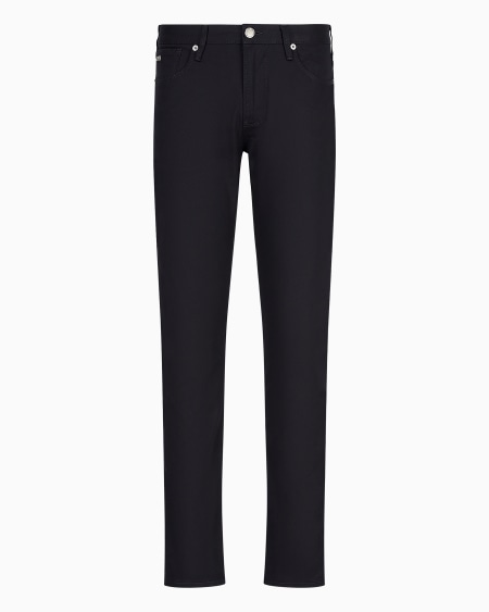 Armani Pantalones J06 slim fit de sarga elástica