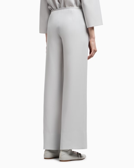Armani Pantalones Palazzo De Cady Técnico