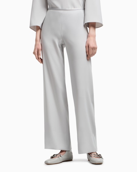 Armani Pantalones Palazzo De Cady Técnico