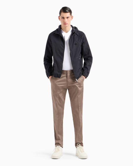 Armani Pantalones Tipo Chinos De Algodón Elástico