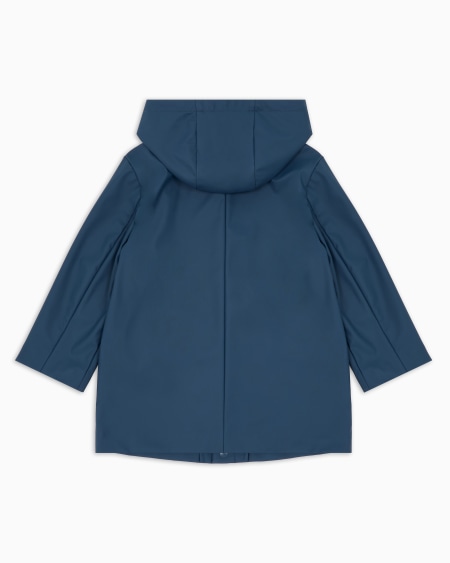 Armani Parka De Nailon Revestido Con Capucha