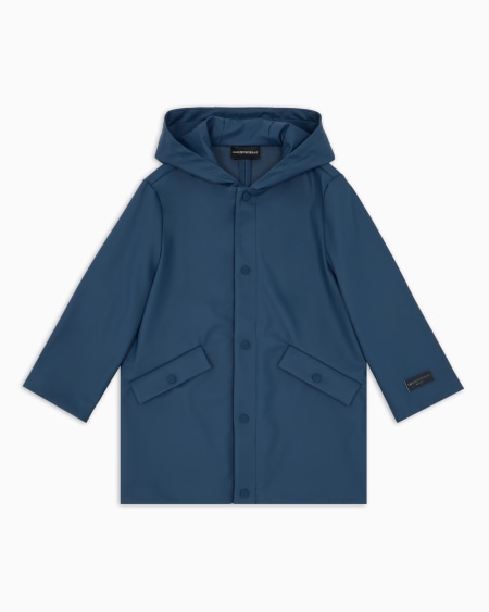 Armani Parka de nailon revestido con capucha