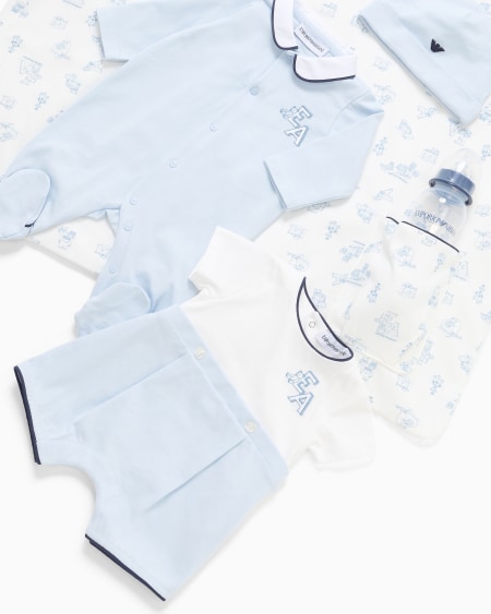 Armani Pelele De Punto Con Logotipo EA