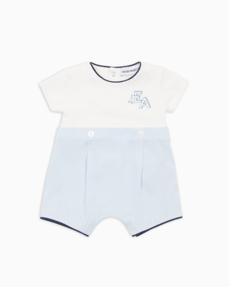 Armani Pelele De Punto Con Logotipo EA