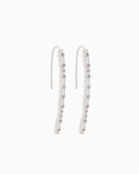 Armani Pendientes Colgantes De Plata De Ley