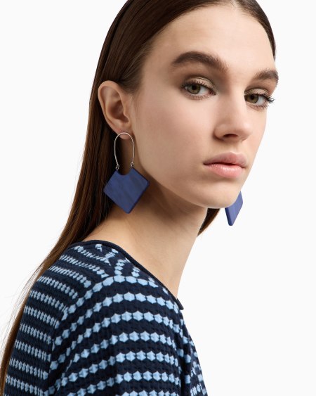 Armani Pendientes Colgantes Multicolor