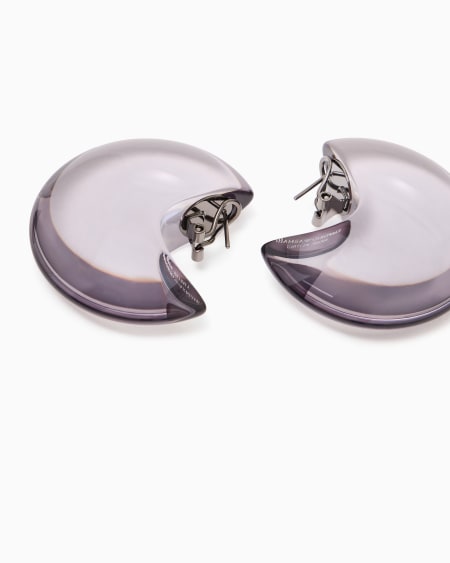 Armani Pendientes De Media Luna