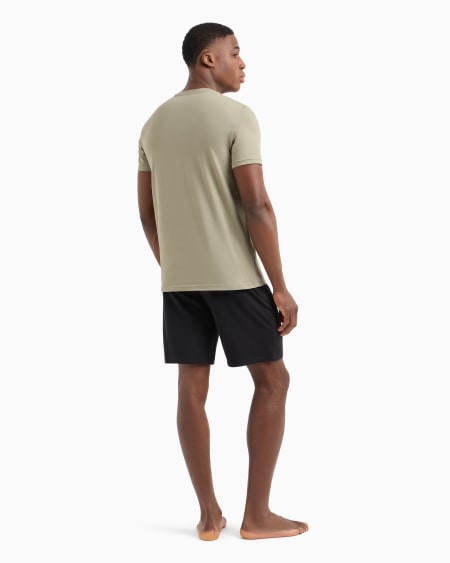 Armani Pijama Con Bermudas Con Logotipo Endurance