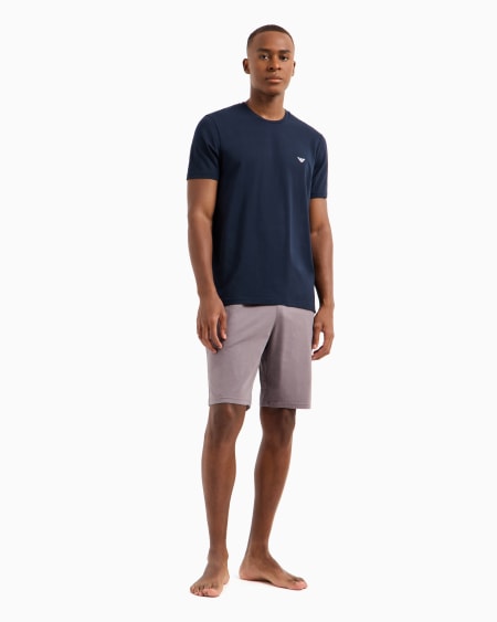 Armani Pijama Con Bermudas Con Logotipo Endurance