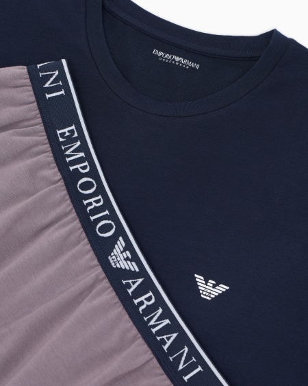 Armani Pijama Con Bermudas Con Logotipo Endurance