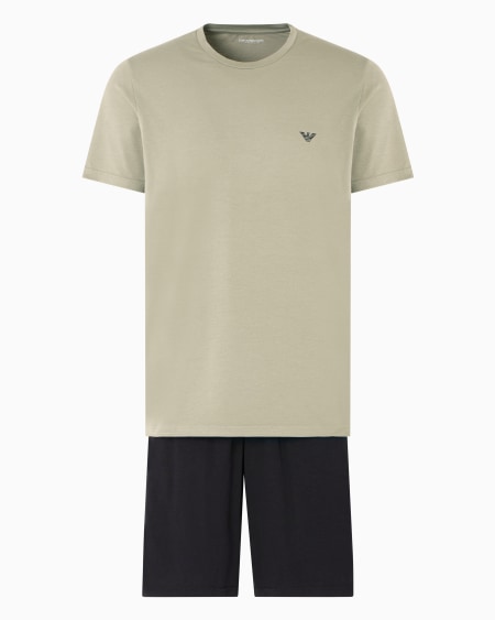 Armani Pijama con bermudas con logotipo Endurance