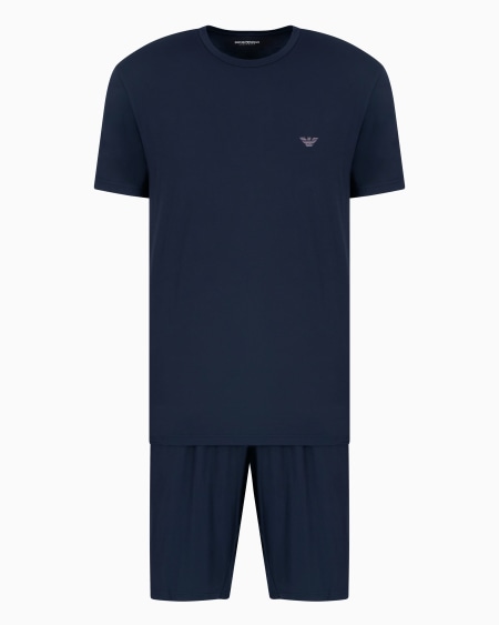 Armani Pijama con bermudas de modal suave