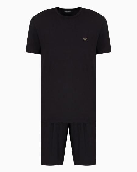 Armani Pijama con bermudas de modal suave