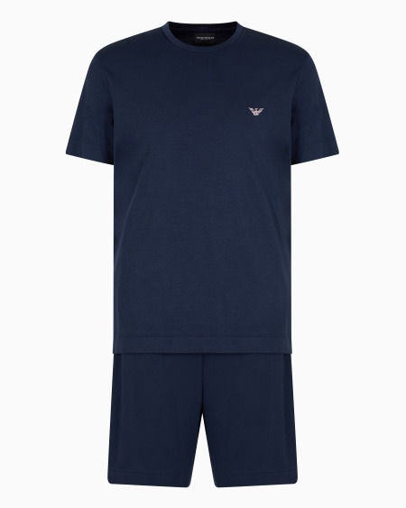 Armani Pijama con bermudas de punto deluxe